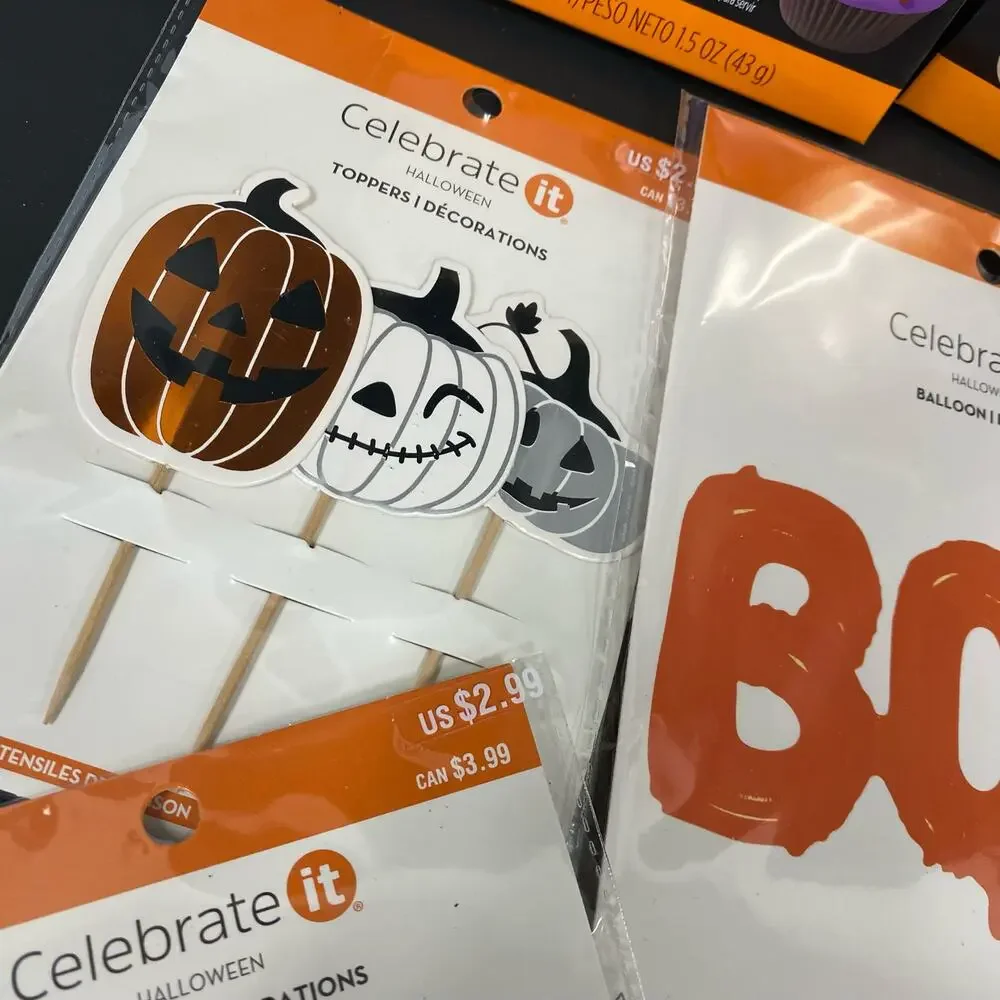 Bundle Halloween theme Cupcake Decoration